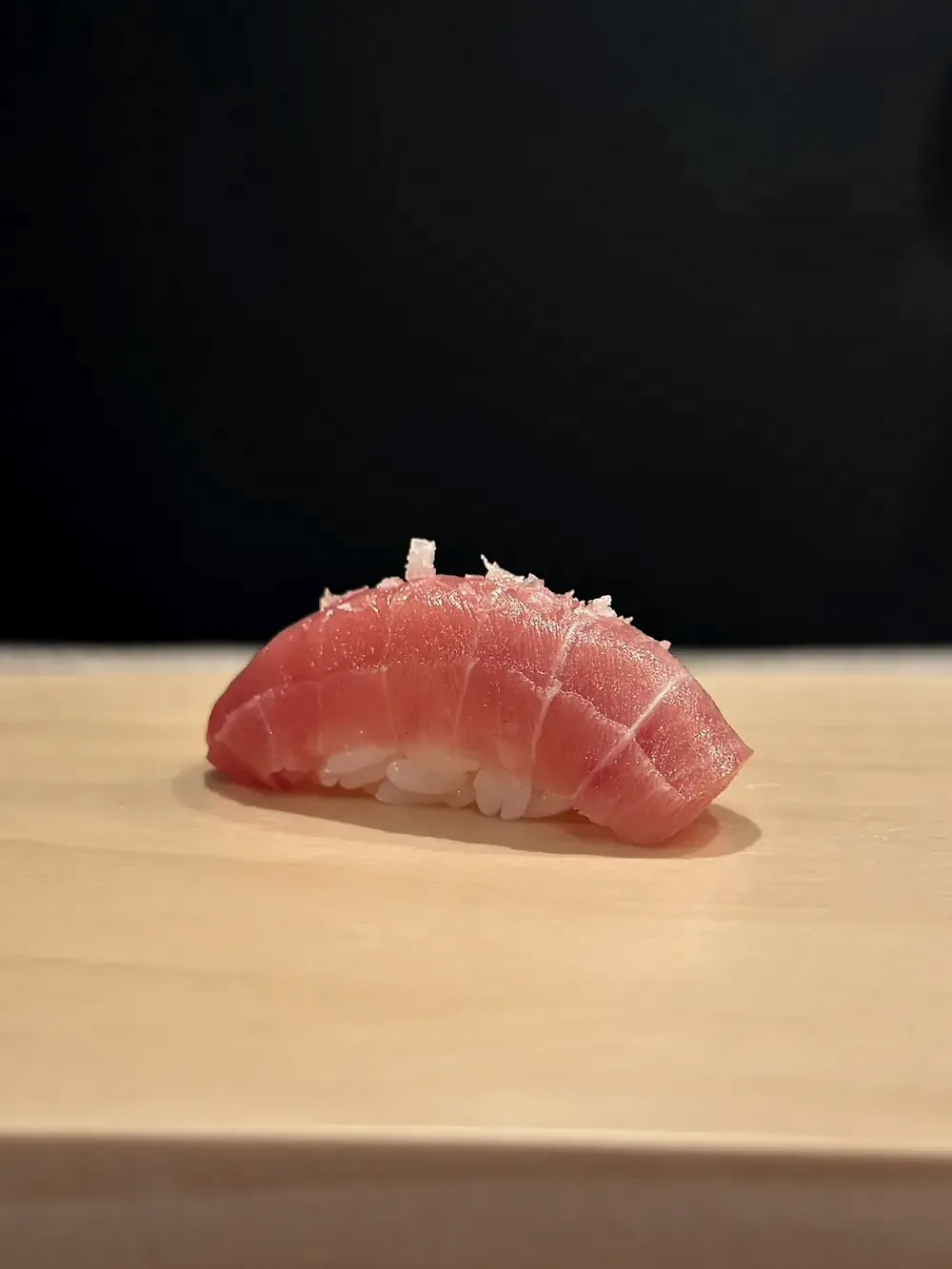 しゝゑの脂ののった本鮪の握り